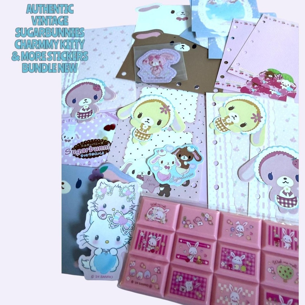 ADORABLE AUTHENTIC SUGARBUNNIES CHARMMY KITTY MORE BUNDLE NEW